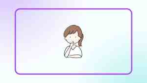 A drawing of a girl thinking