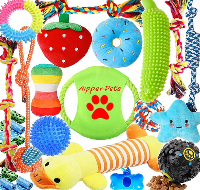 23pc dog toys on Amazon