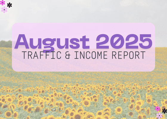 August 2025 Traffic Income Report