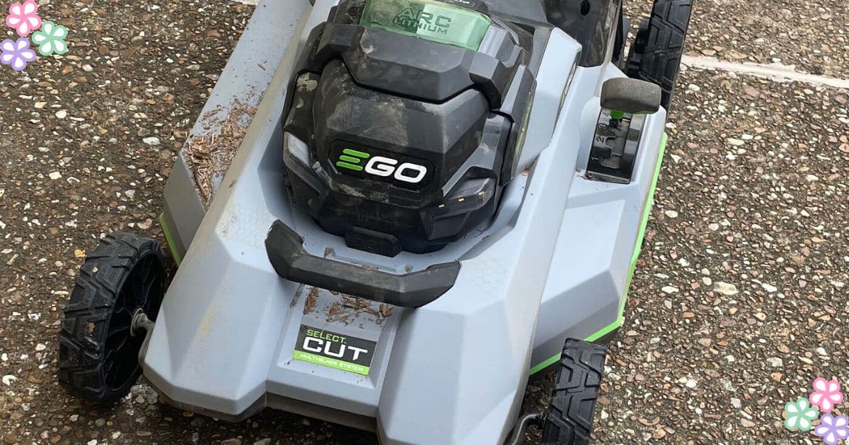 EGO 800 series self propelled lawn mower real life review from a woman homeowner
